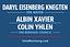 Image of Daryl Eisenberg Knegten, Albin Xavier, and Colin Yhlen